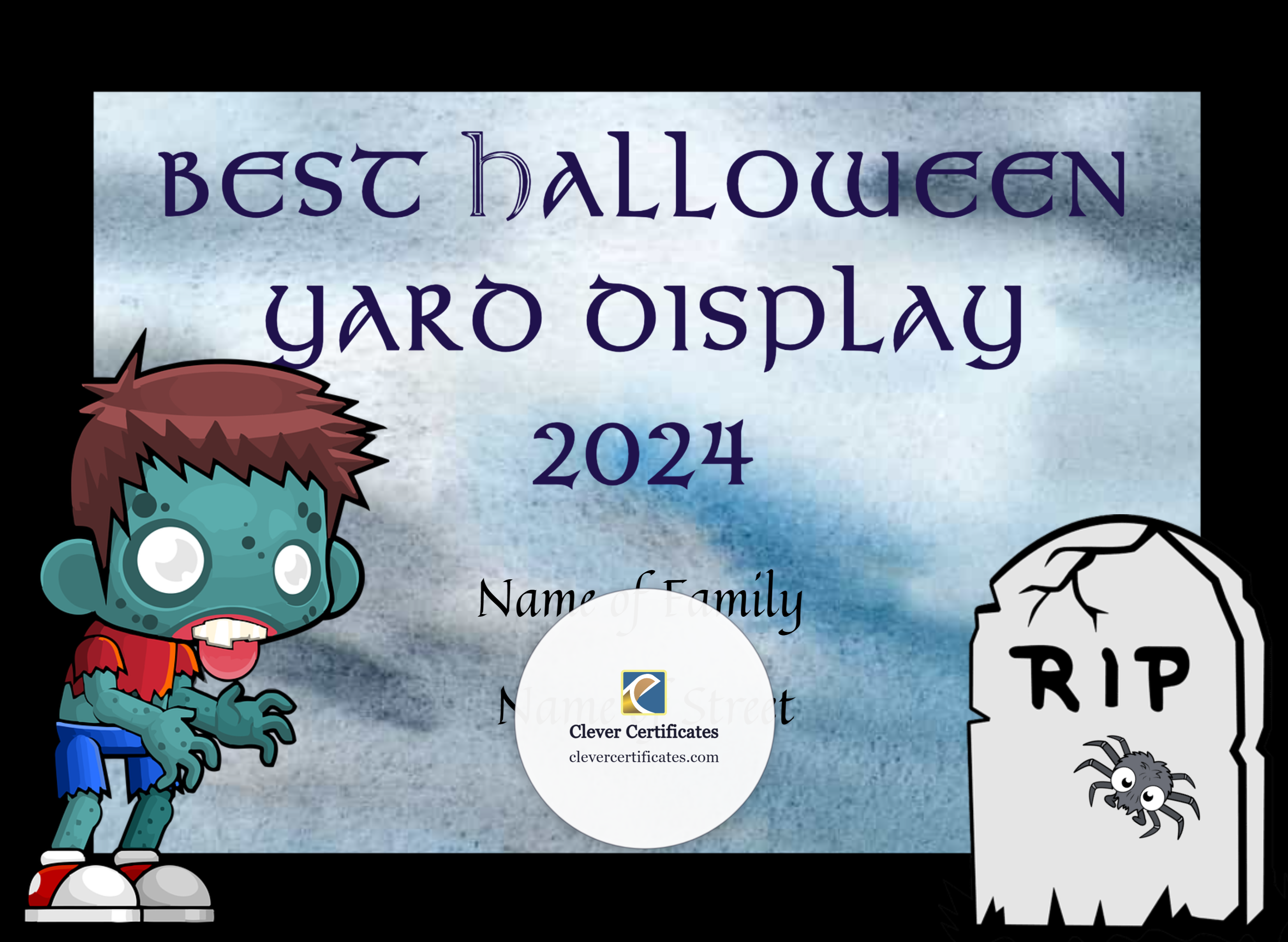 Certificate preview