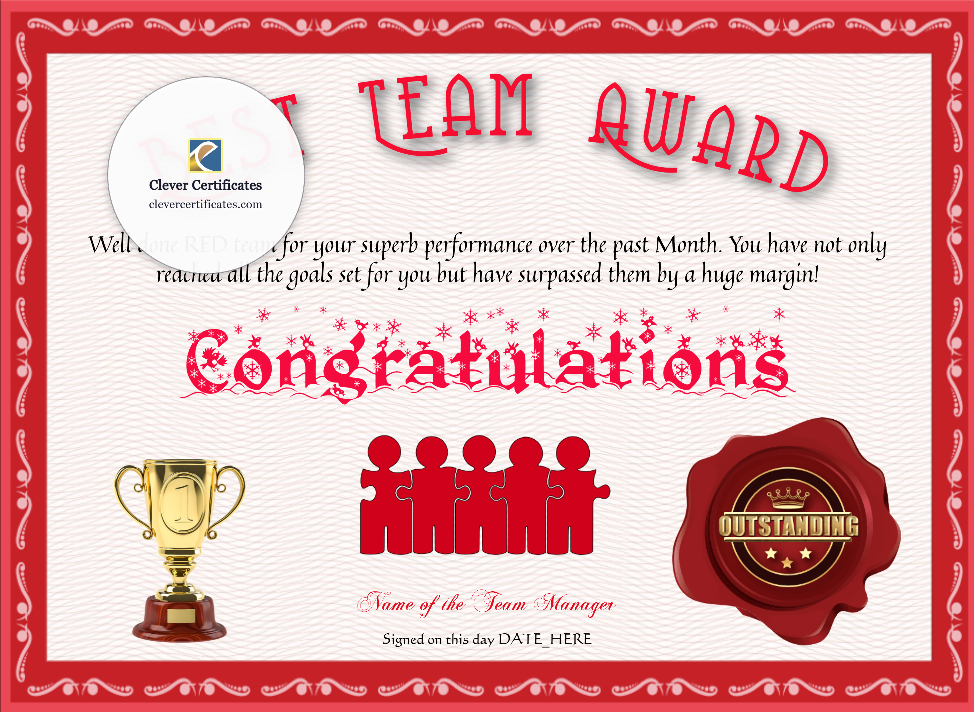 Certificate preview
