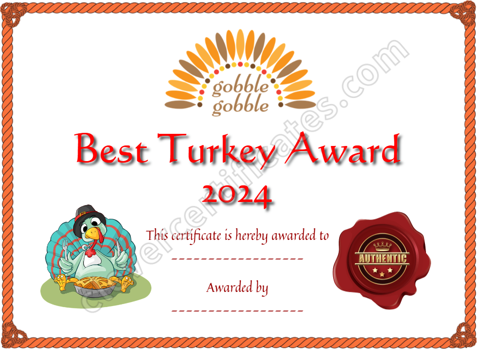 Certificate preview