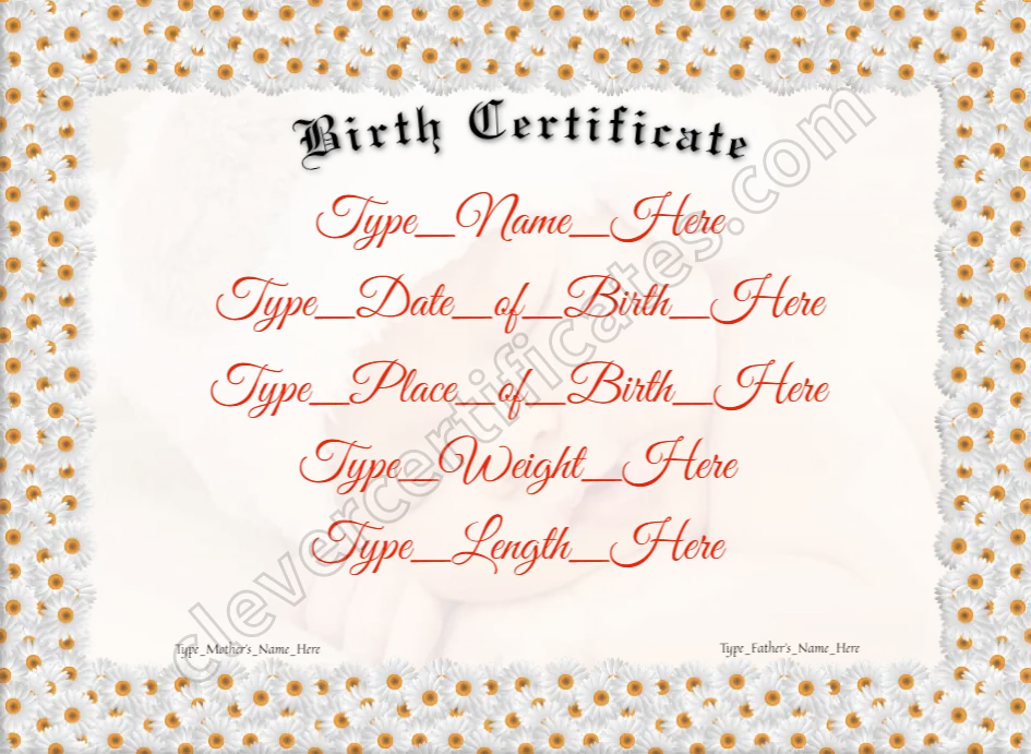 Birth Certificate