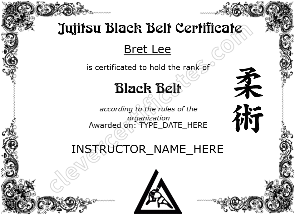 Certificate preview