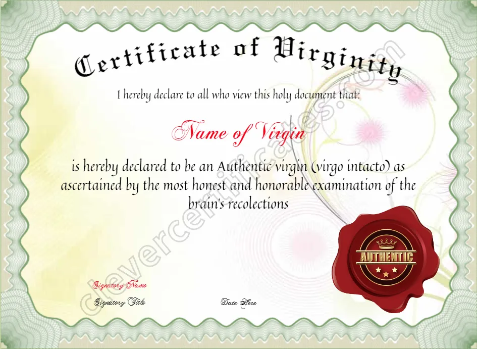 Certificate preview