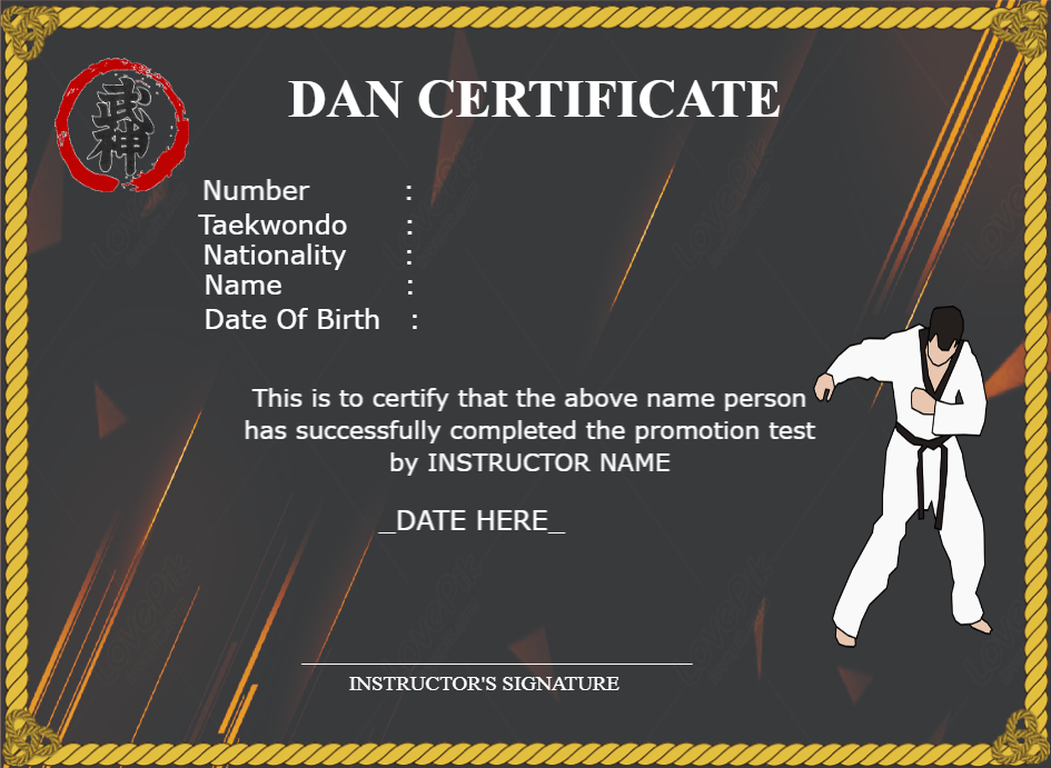 Certificate preview