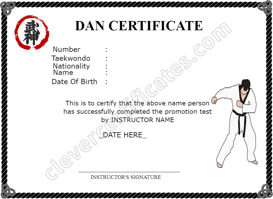 Certificate preview