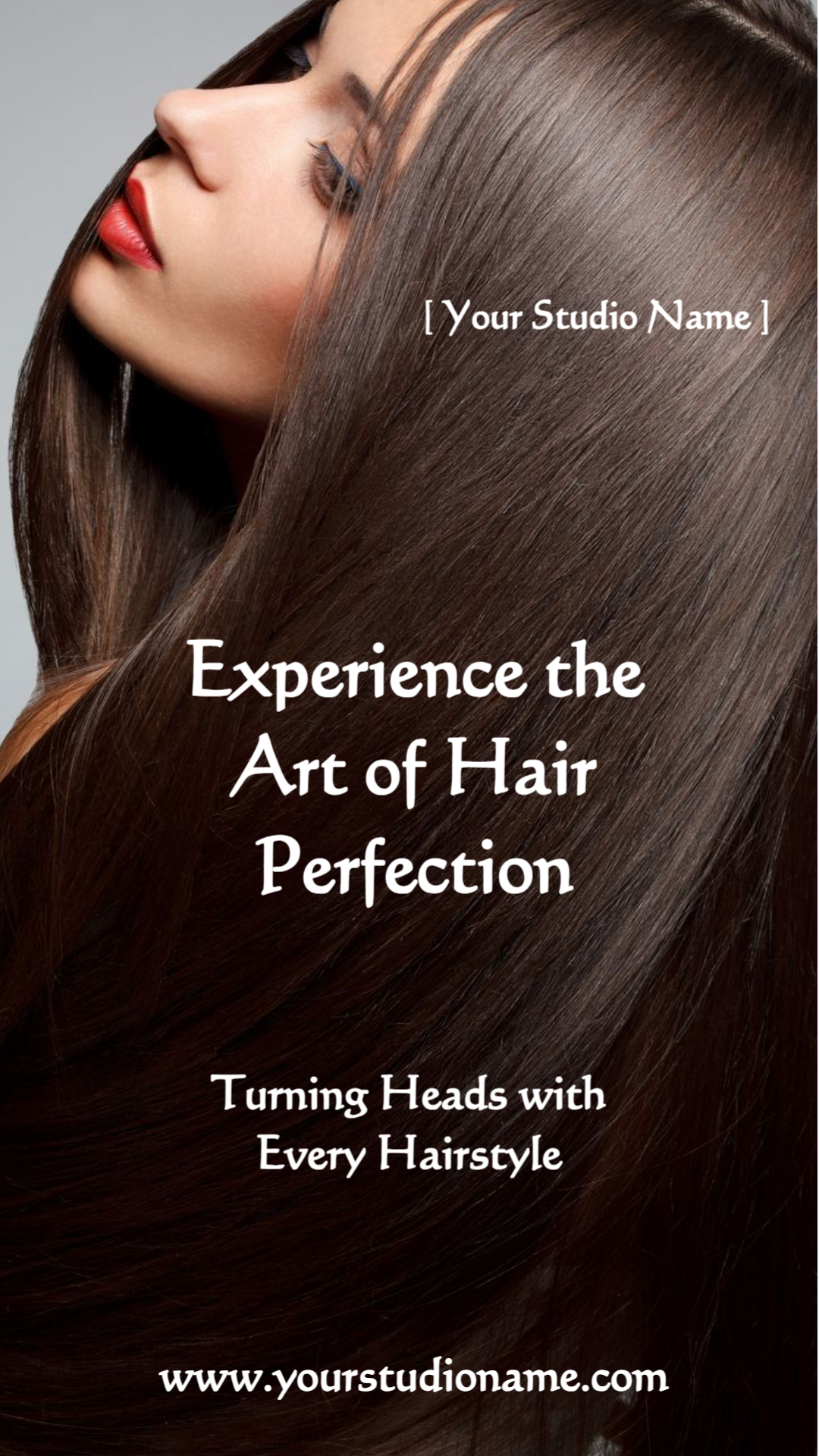 Editable Elegant Luxury Hair Salon Instagram Reel