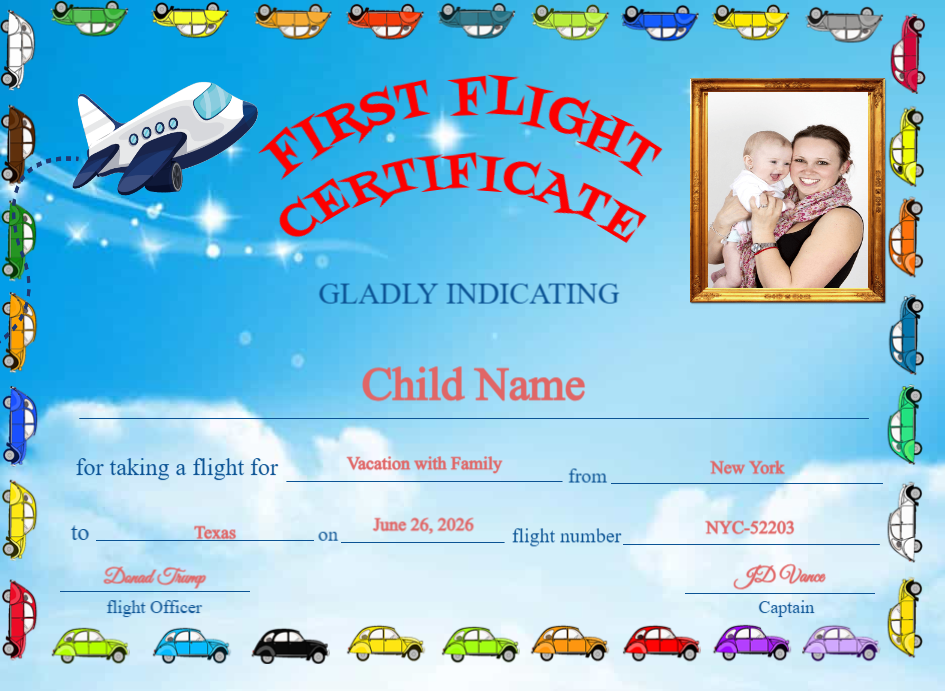 Certificate preview
