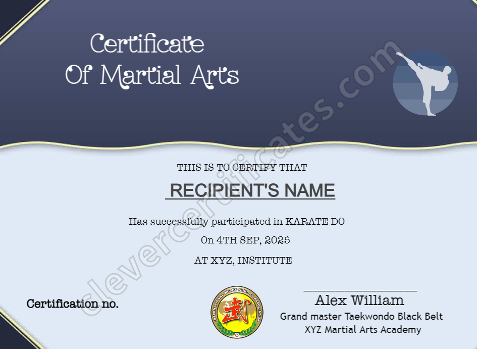Certificate preview