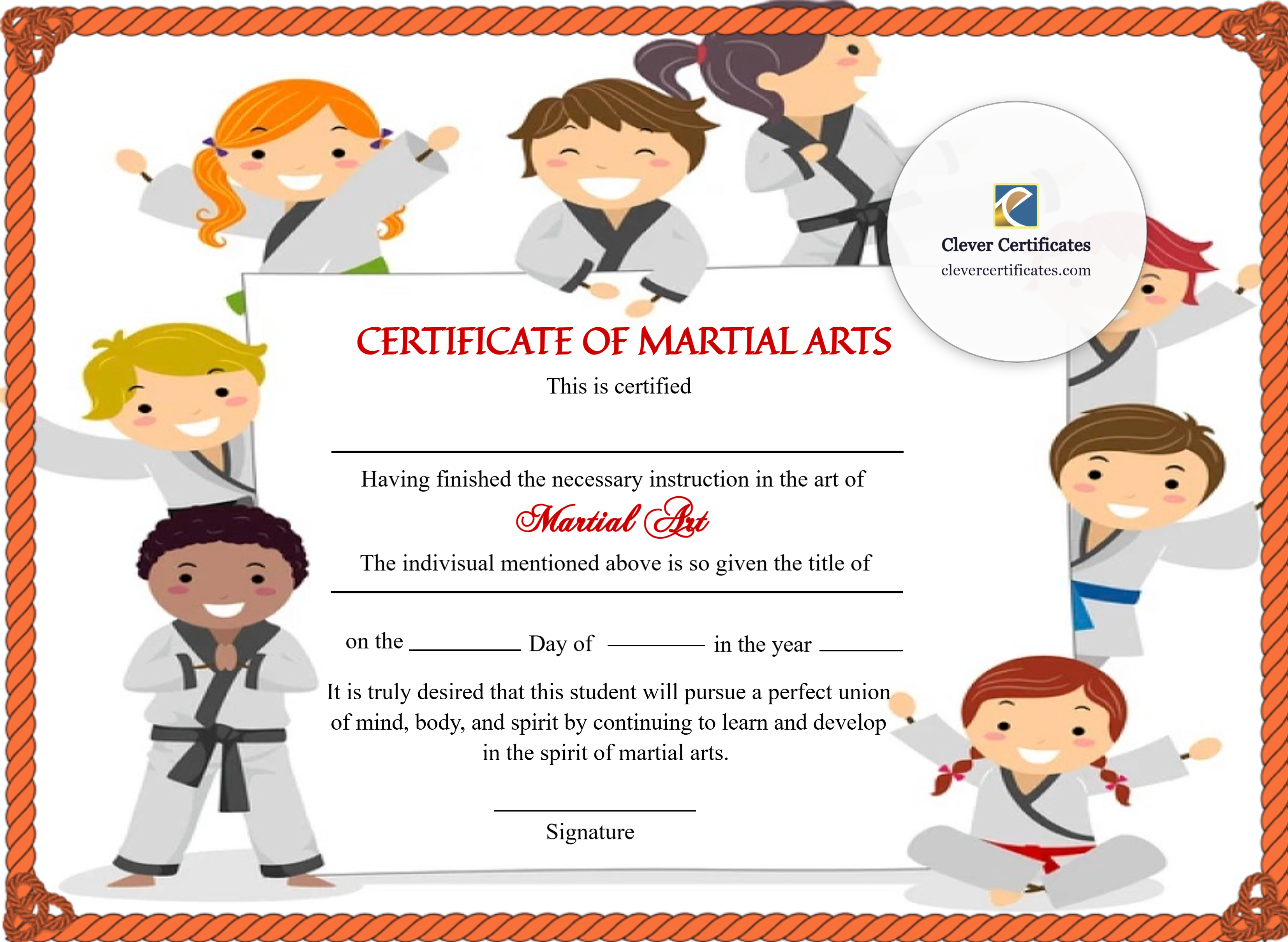 Certificate preview