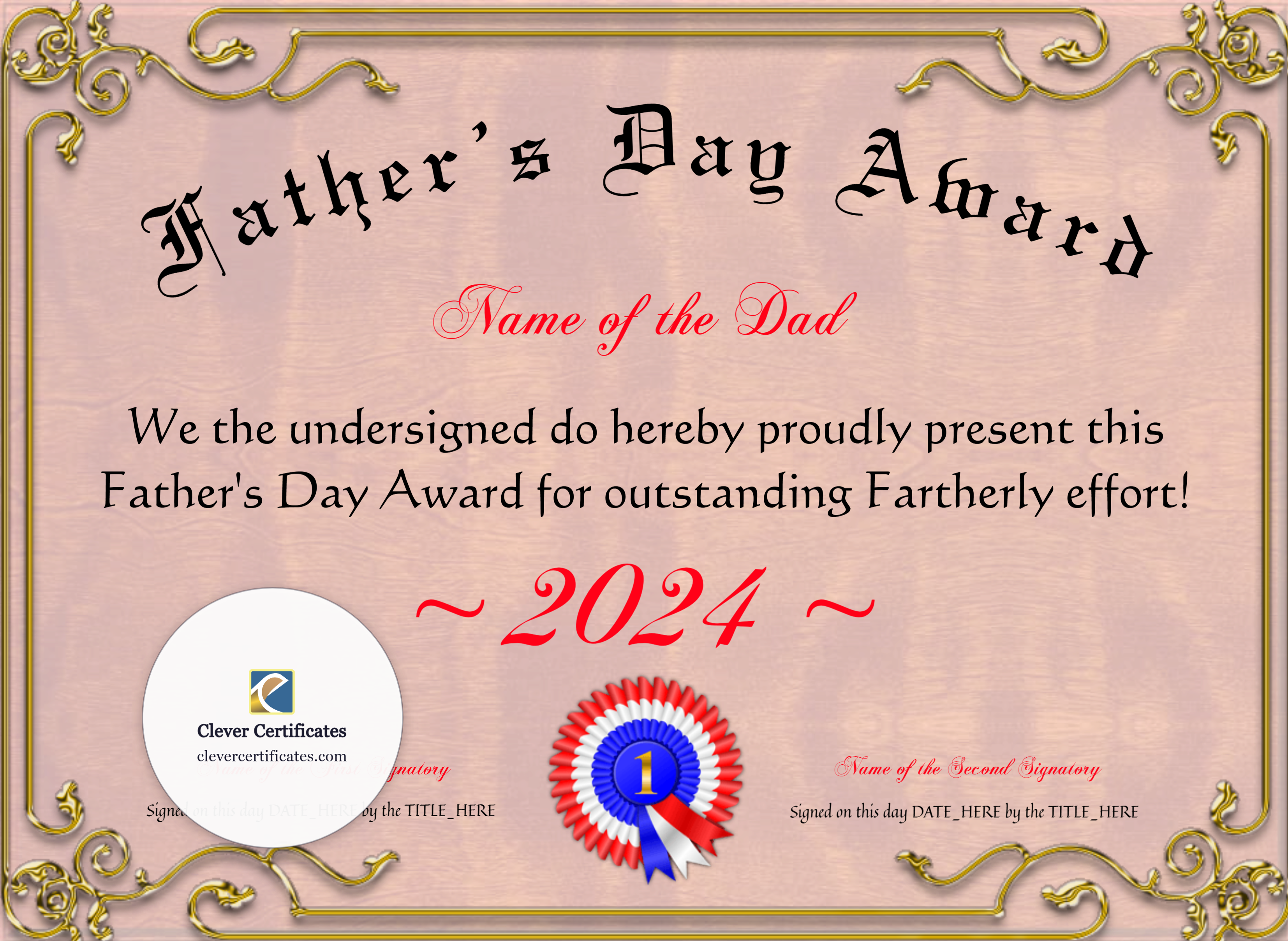 Certificate preview