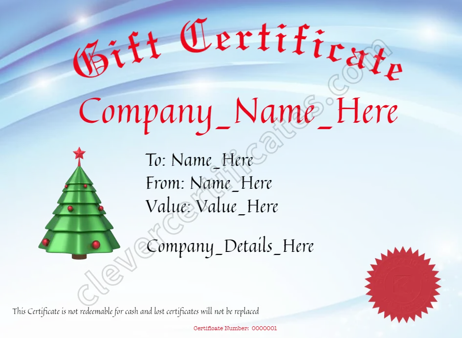 Certificate preview