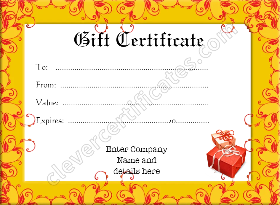 Certificate preview