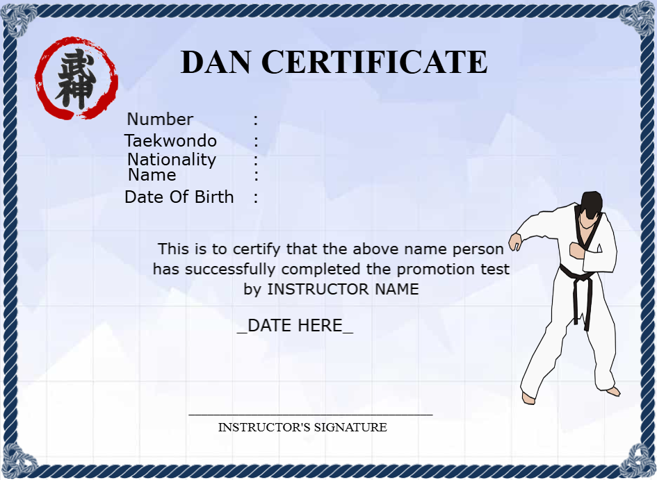 Certificate preview