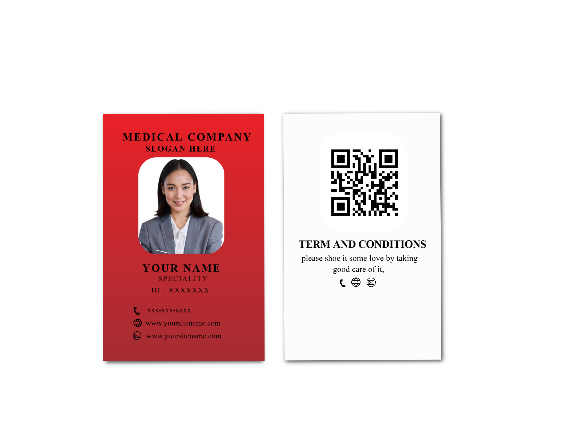 Printable Health Care Card