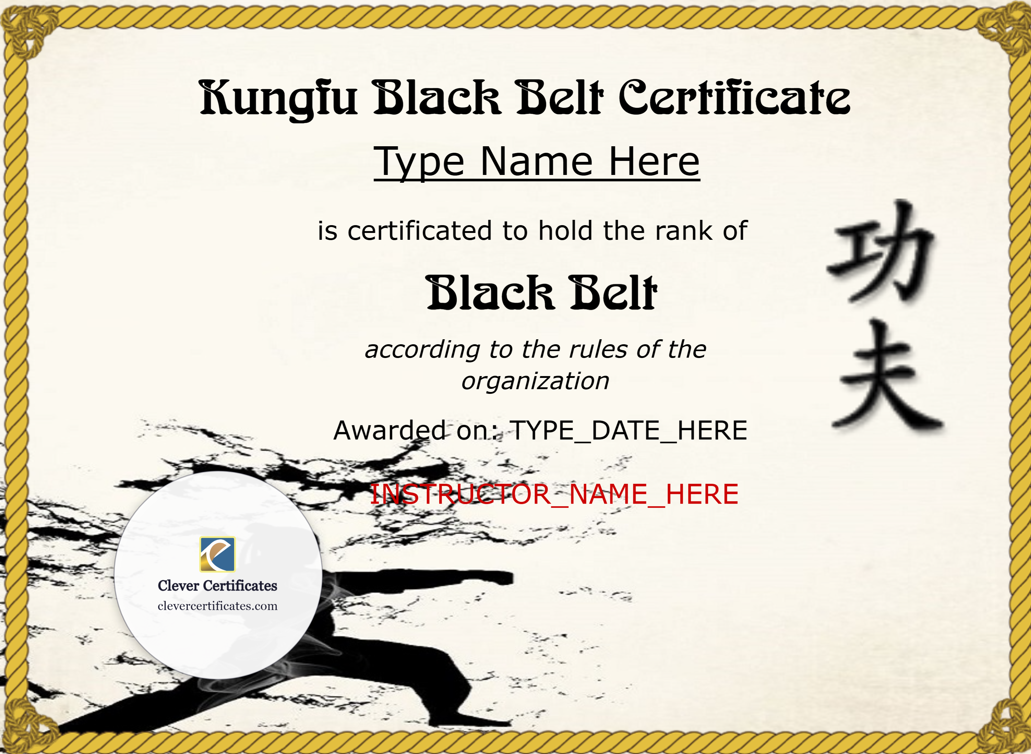 Certificate preview