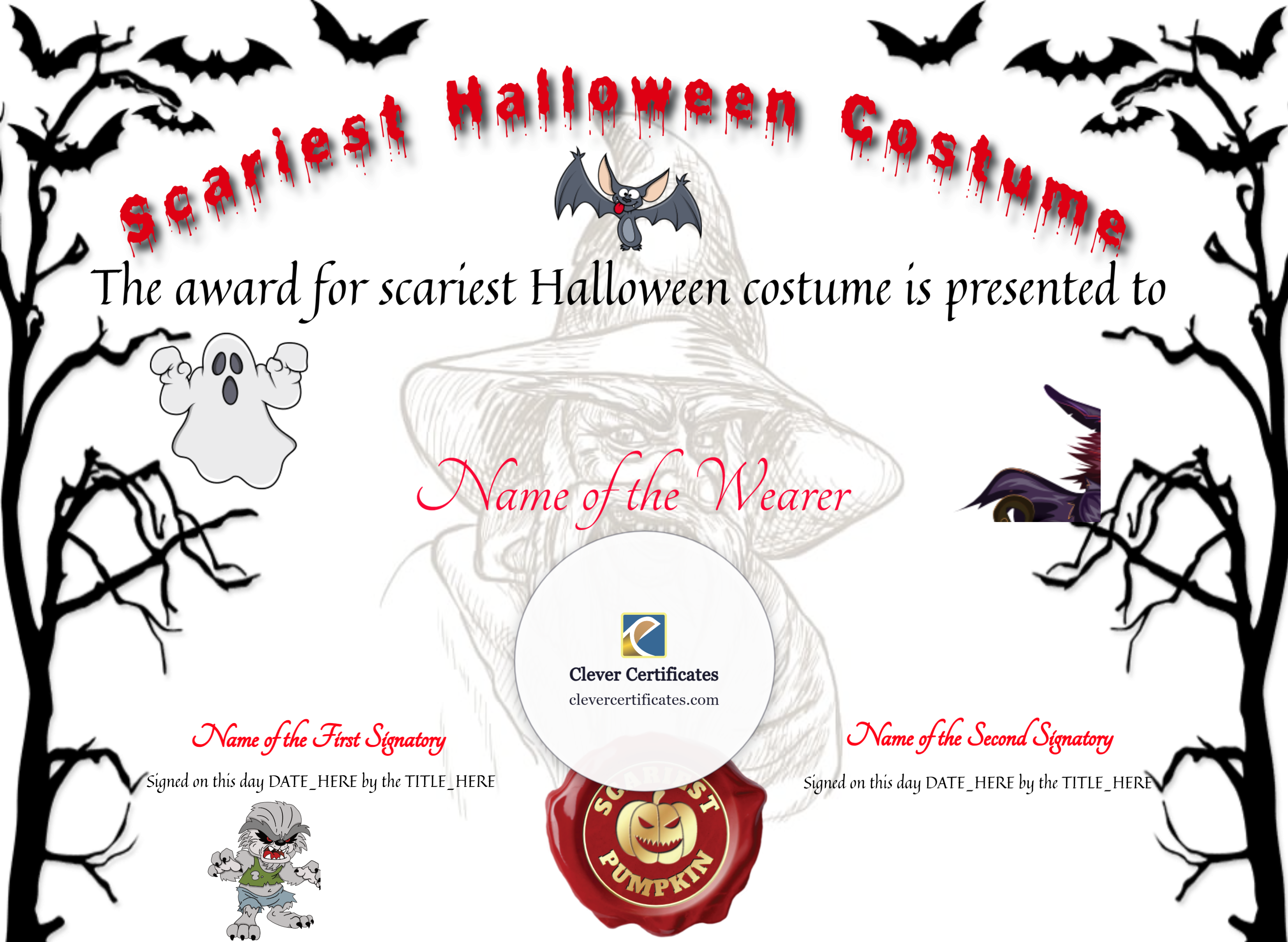 Certificate preview