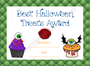 Best Halloween Treats Award