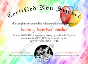 Certified Non Smoker 2
