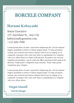 Editable Business Letterhead