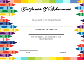 Editable Certificate Of Achievement For Students