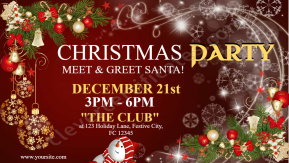 Editable Christmas 2024 Event Brochure