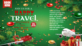 Editable Christmas 2024 Travel Deals Brochures