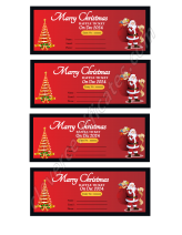 Editable Christmas Tickets