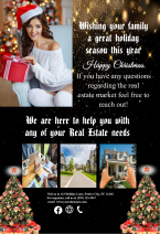 Editable Real Estate Christmas 2024 Flyer