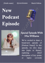 Elegant Minimalist New Podcast Episode Newsletter