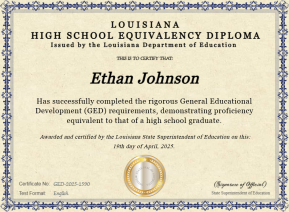 Louisiana High School Equivalency Certificate