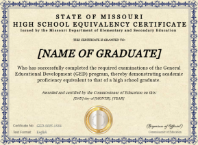 Missouri High School Equivalency Certificate
