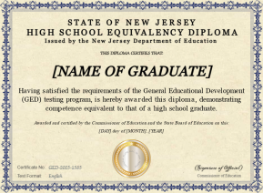 New Jersey High School Equivalency Certificate